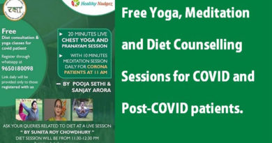 Free Yoga, Meditation and Diet Counselling Sessions for COVID and Post-COVID patients.