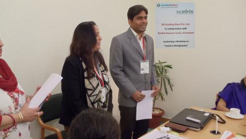 Dr Usha and Mr Deepak from Xcelris labs